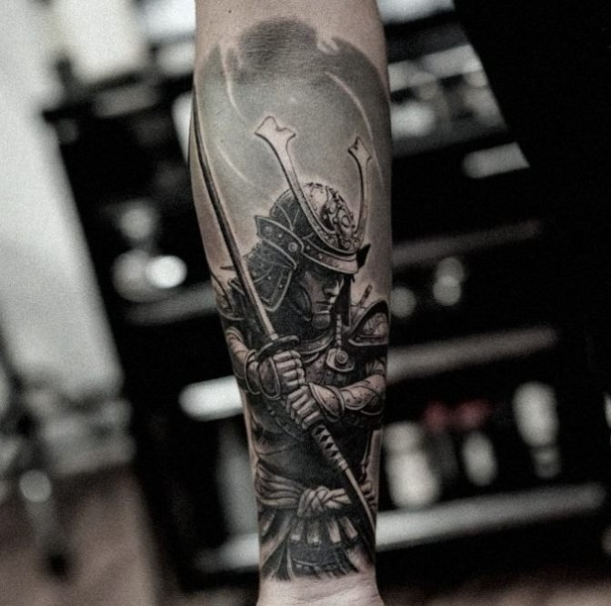 Samurai tetoválás
